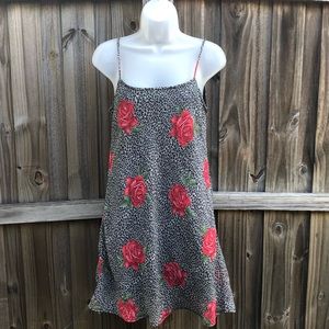 Cheetah dress with roses 🌹